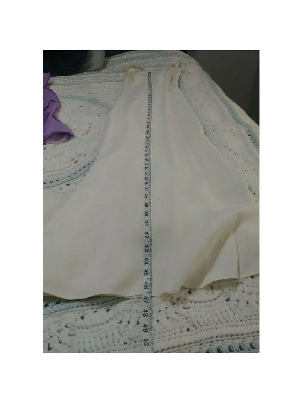 1996 Nice Vintage 90's Y2K Formal Prom Party Dress Size 3/4 Cream Classic - Picture 8 of 11
